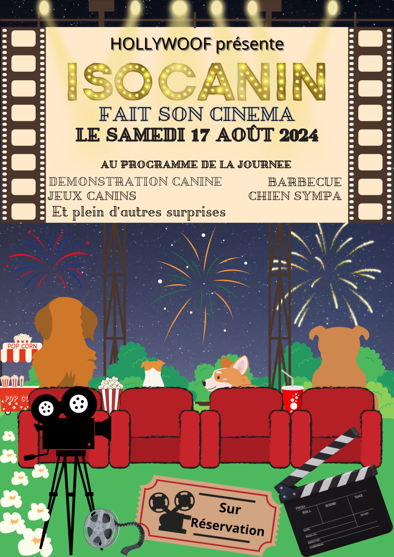 Affiche barbecue 2024
