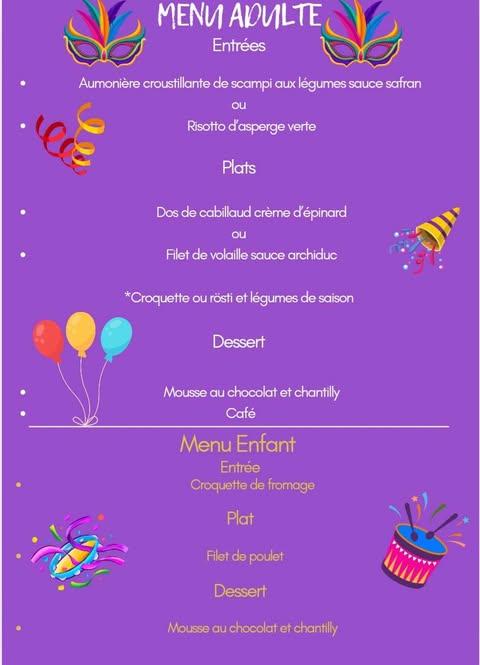 souper carnaval 22 mars 2025