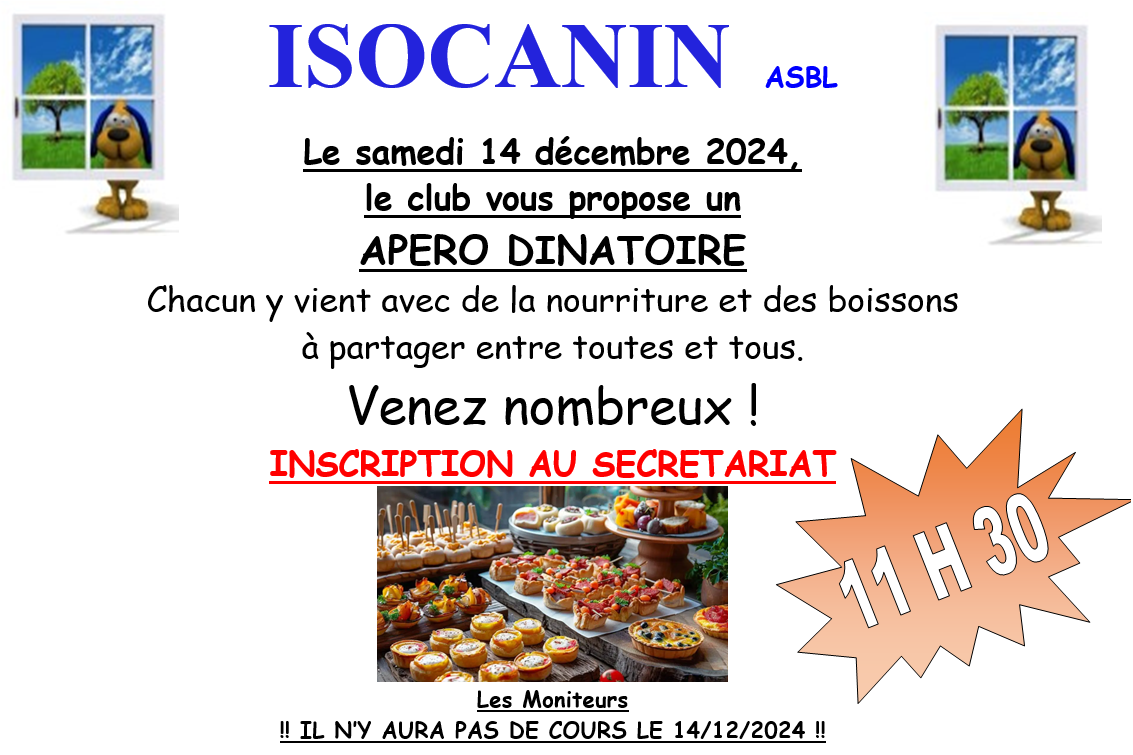 Apero dinatoire 2024