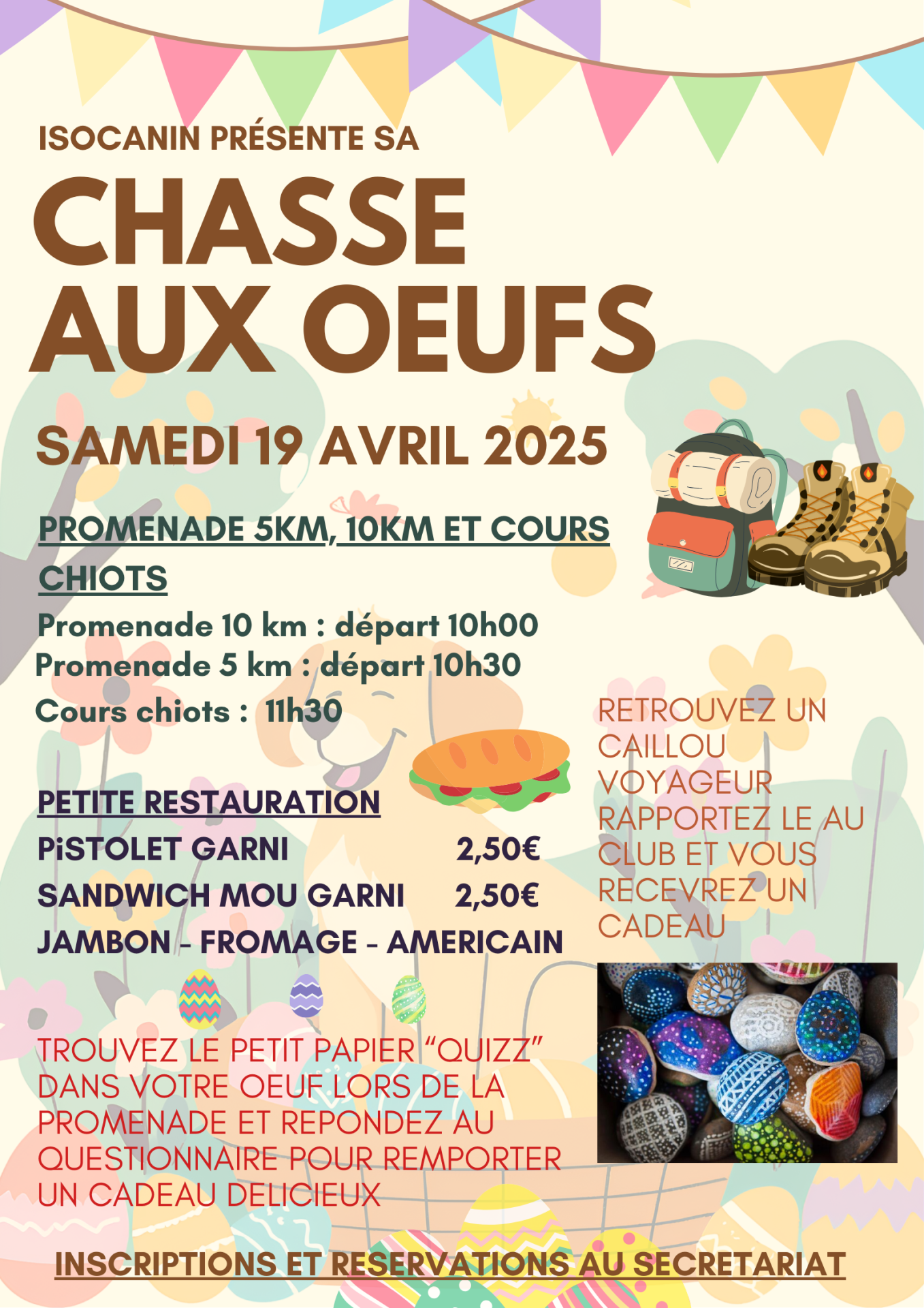 Chasse aux oeufs 2025
