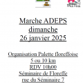 Marche adeps 26 janvier 2025